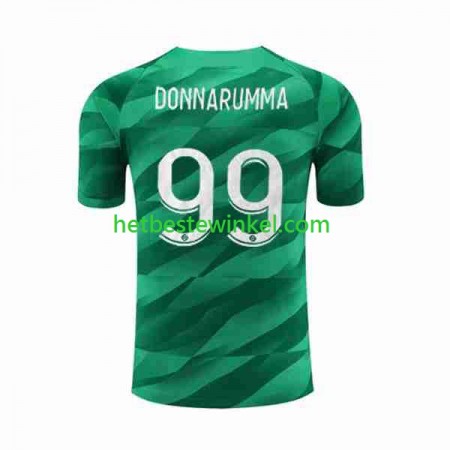 Paris Saint Germain Donnarumma 99 Voetbalshirts Doelman Thuis 2023-24